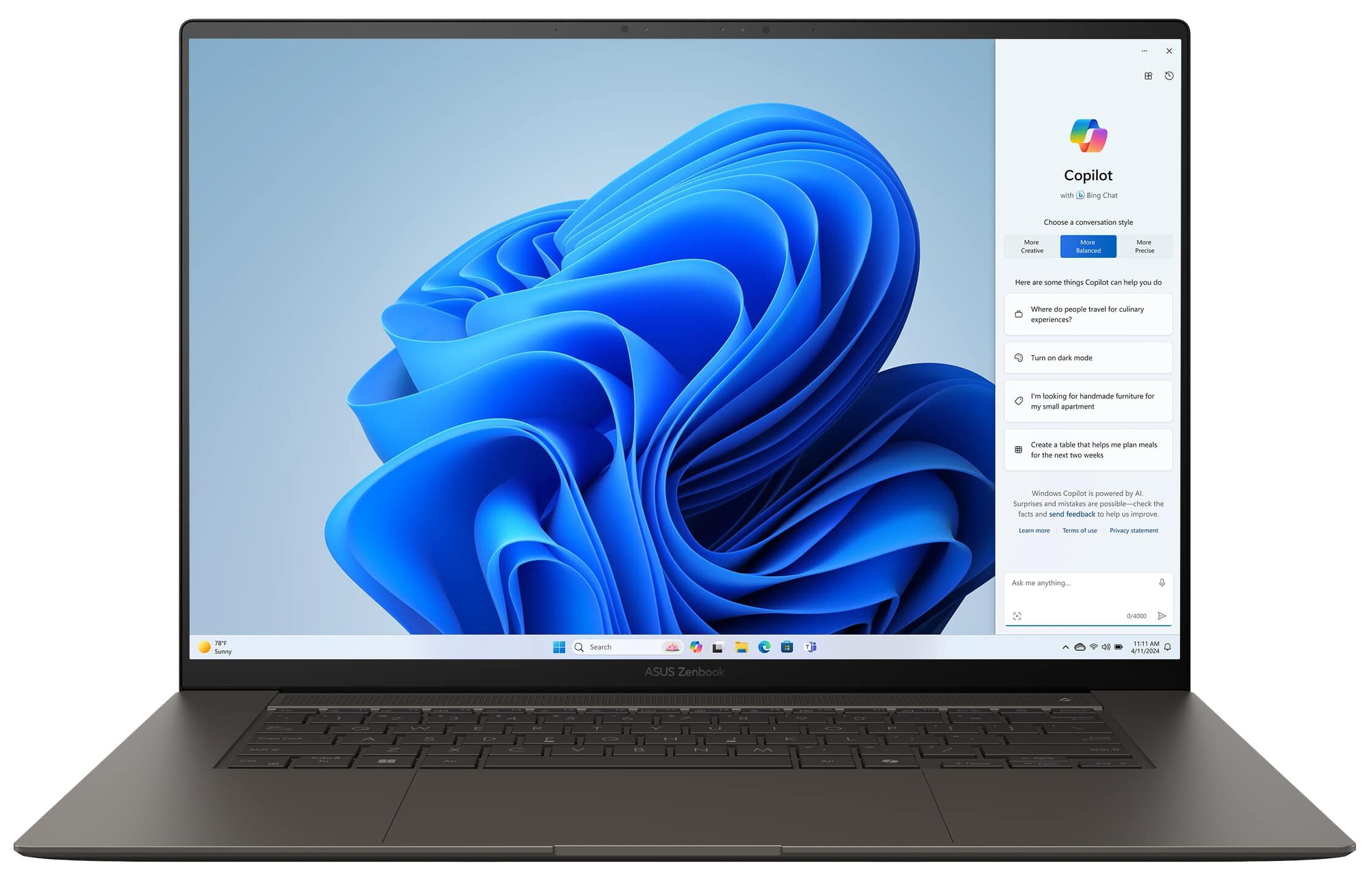 Asus Zenbook S 16 nuotrauka