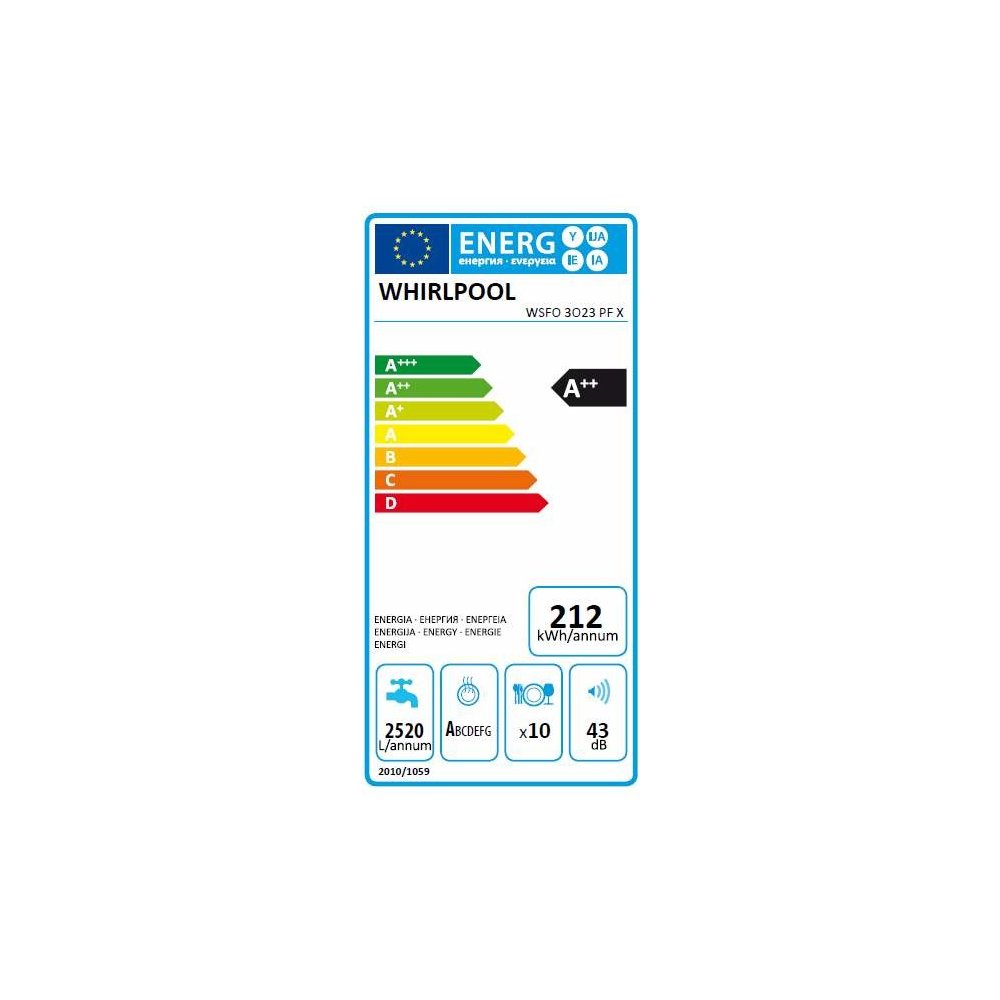 Whirlpool WSFO 3O23 nuotrauka