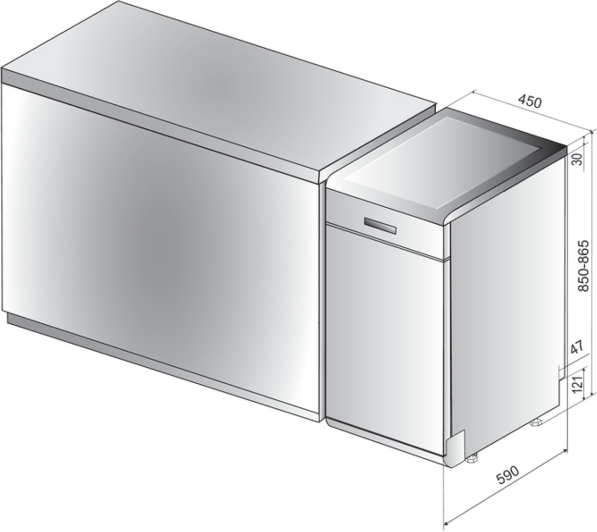 Whirlpool WSFO 3O34 PF X nuotrauka