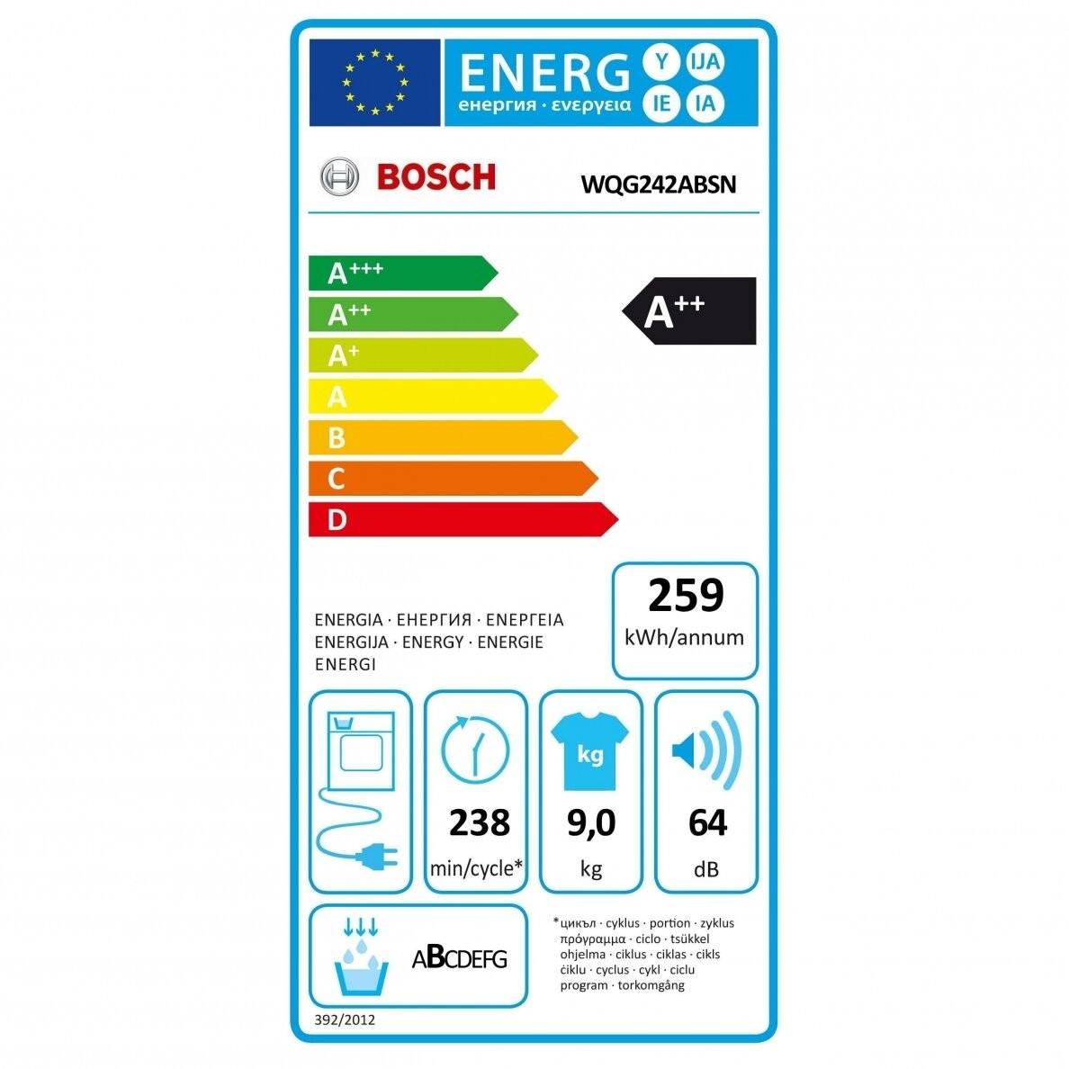 Bosch WQG242ABSN nuotrauka