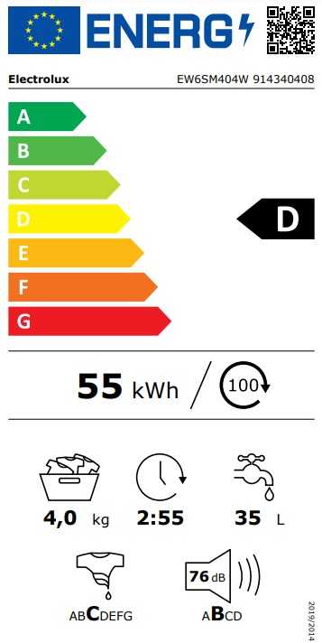 Electrolux EW6SM404W nuotrauka